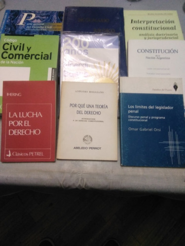 Libros Ingreso Abogacia Derecho Primer Año Dyf