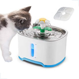Bebedouro Fonte Água 2,5l Inox Filtro Automático Gatos Cães