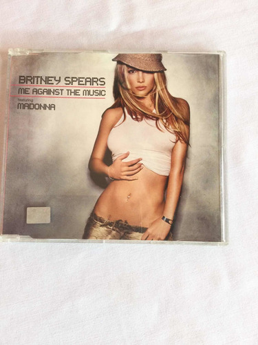 Britney Spears/madonna Me Against The Music Cd Maxi Single