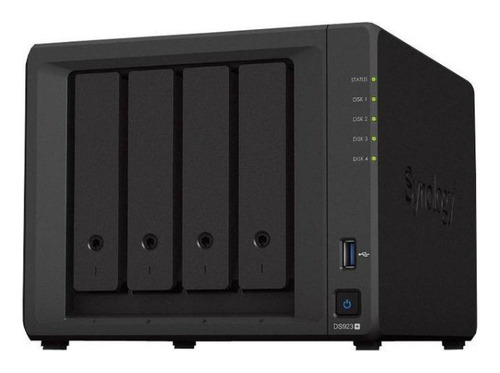 Servidor Nas Synology Ds923+ Com 4 Baia 2 Slots Ssd M.2 Nvme