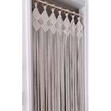 Cortina Ventana Puerta Separacion Macramé Deco Boho Cortinas