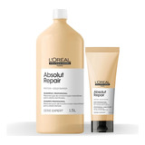 Loreal Absolut Repair Pós Química Kit Sh 1500 + Cond 200ml