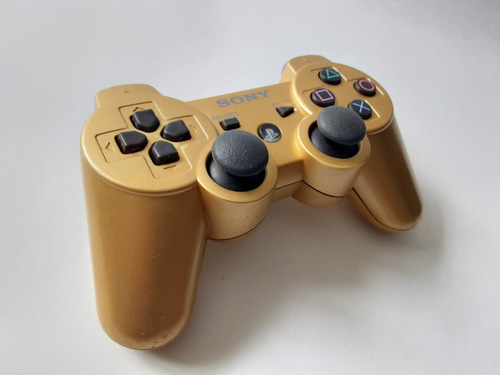 Control Playstation 3 Dorado Dualshock 3 Sixaxix Original