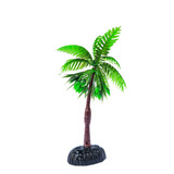 Planta Artificial Coqueiro Mini  Decoração 12cm P/ Aquário