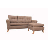 Sofá Rinconero Puff Chaise Longue Escandinavo Nórdico Kalú 