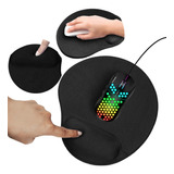 Mousepad Tapete Ergonomico De Gel Antideslizante Negro Raton Color Gris Diseño Impreso