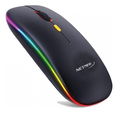 Mouse Inalambrico Recargable Netmak  Optimize Nm-w90