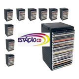 10 Unid Porta Cd - Rack Newness Capacidade 16 Cd´s