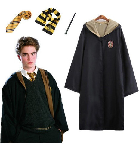 Disfraz Capa Harry Potter 4 Casas Hogwarts Ravenclaw Bufanda