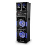 Bafle Potenciado Ken Brown Boom 10 Doble Woofer 40.000w Pmpo