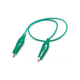 Conector Pinza Caiman Con Cable 30cm - Verde