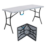 5-foot Rectangular Folding Table, Essential For Indoor/outdo