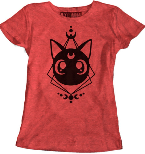 Gato Sailor Moon Blusa Indigo Rott Wear 