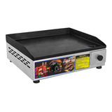 Chapa Lanche Profissional 40x35 Eletrica 220v Inox S/ Prensa