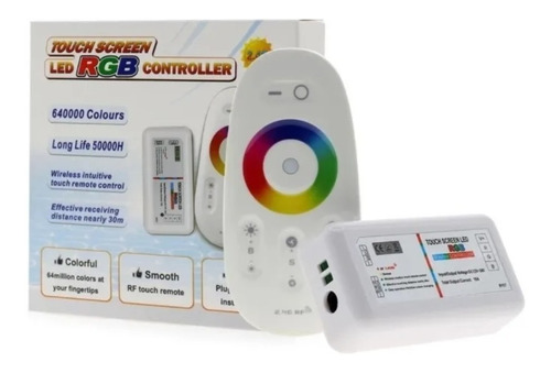 Controle Rgb Touch Wireless Luminária Refletor Piscina