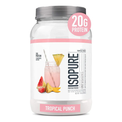 Proteina Isopure Infusions 900g 36 Serv Sabor Tropical Punch | Meses sin interés