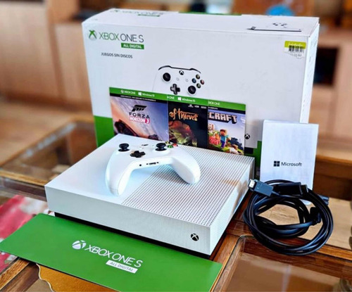 Microsoft Xbox One S 1tb All-digital Edition Color Blanco