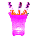 Cubo De Hielo Led Ice Bucket Drinks De 5 Litros, Plegable Y