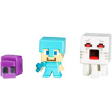 Mattel Minecraft De Colección Figuras Set L (3-pack), Serie 