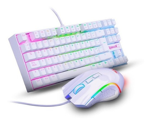 Kit Gamer K552rgb-ba-w-sp Blanco Kumara K552 - Griffin M607