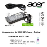 Cargador Acer Nitro An515-51-77v5 19v-7.1a 135w