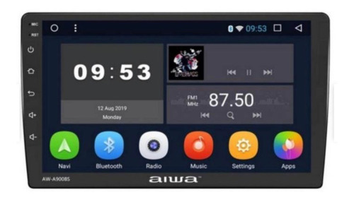 Radio 9 Aiwa Carplay Android Auto Inalámbrico 2gb 32gb Hd