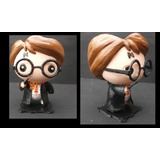 Maceta Harry Potter Chibi Suculenta Pintada A Mano