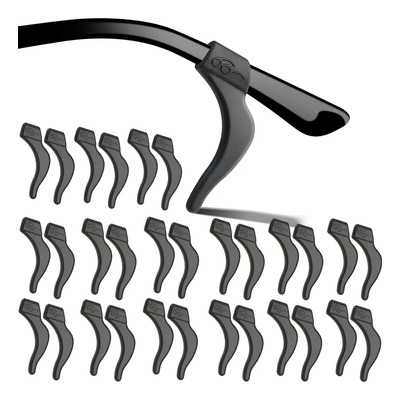 Ganchos Antideslizantes para Lentes 48 Piezas Silicona Negro | MercadoLibre