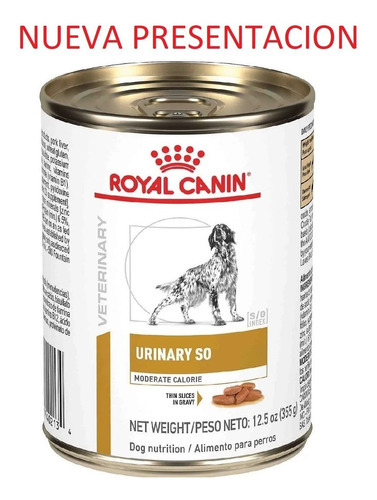 Royal Canin Urinary So Lata 385g Pack 6