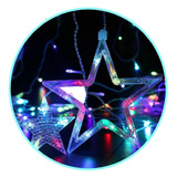 Cortina Led Cascada Estrellas Fairy Lights Multicolores