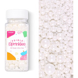 Sprinkles - Mezcla De Dulces De Azucar Con Perlas Blancas, D