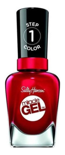 Esmalte Trad. Miracle Gel Sally Hansen 449 Rhapsody Red