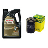 Kit Cambio Aceite Castrol Edge 5w40 Vw Jetta A4 Clasico 2.0 