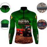 Camisa Camiseta Agro Fazenda Agricultura Com Proteção Uv