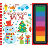 Navidad Pinta Dedos, De Watt, Fiona. Editorial Usborne En Español