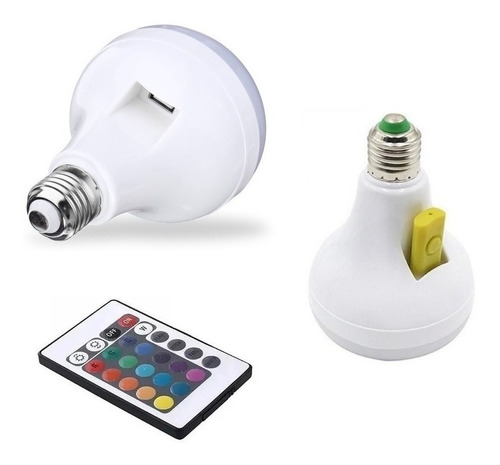 Bombillo Parlante Led Bluetooth Multicolor Rgb + Control