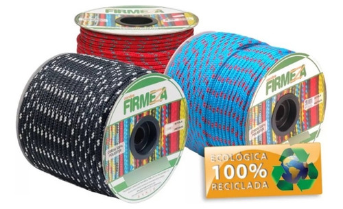 Corda Poliéster Amarrar Carga Caminhão 8, 10 E 12mm Cores