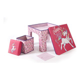 Idea Nuova Jojo Siwa Unicorn 3 Piezas Plegable Mesa Y Silla 