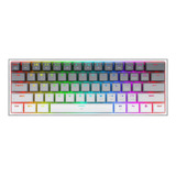 Teclado Gamer Rgb Redragon Fizz K617 Gris Gardiente Blanco