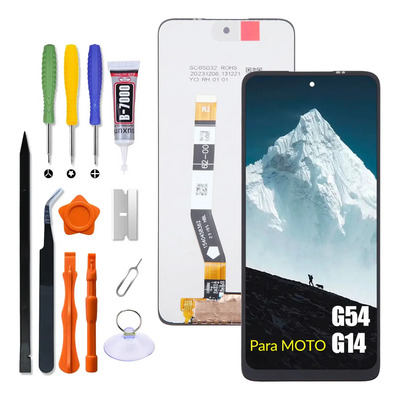 Pantalla Para Moto G14 G54 Xt2341 Xt2341-2/1 Xt2343-1/2 Motorola Display Negro