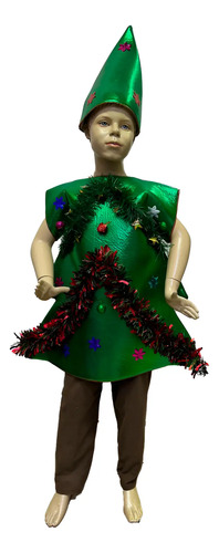Disfraz Árbol O Pino De Navidad Para Niño, Mod. 3