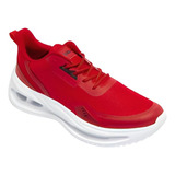 Ozono 6234-01 Rojo Negro Casual Teniscasual