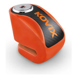 Candado De Disco Kovix Knn1 Pinn 6mm Naranja Fluo