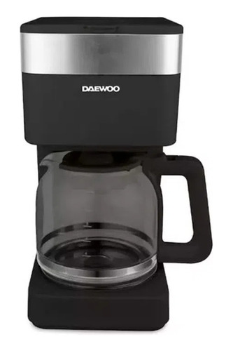 Cafetera De Filtro Eléctrica Daewoo Cm6516b 1,5lts - Negra Color Negro