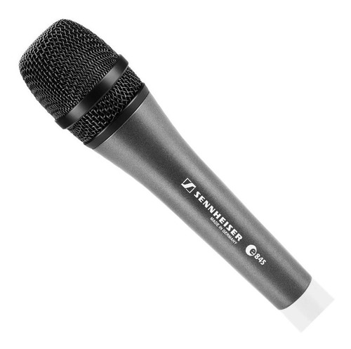 Microfone Sennheiser E 845 Dinâmico Supercardioide 