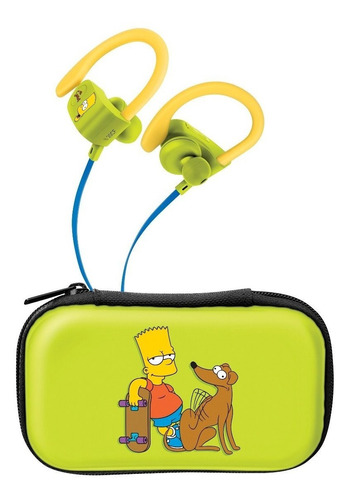 Audífonos Bluetooth Sport Free, Cable Plano The Simpsons B&m