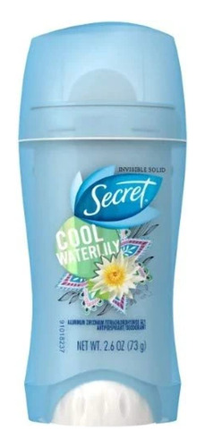 Secret Cool Waterlily Invisible Solid Antitranspirante/deso.