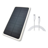 Cargador Solar Panel Portatil Usb-c Ideal Camping Celular 