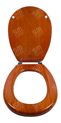 Asiento Inodoro Derpla Compatible C/ Pilar Cedro Natural