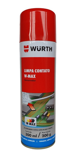 Limpa Contato Wurth Elétrico Eletronico Automotivo W-max